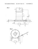 METHOD AND DEVICE FOR WINDING A MATERIAL WEB diagram and image