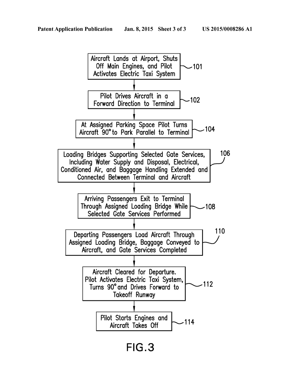 SYSTEM AND METHOD FOR IMPROVING EFFICIENCY OF AIRCRAFT GATE SERVICES AND     TURNAROUND - diagram, schematic, and image 04