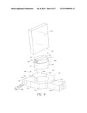 MOUNTS FOR AN OPTICAL STRUCTURE HAVING A GROOVED PROTRUDING MEMBER WITH A     DAMPING RING DISPOSED IN OR ON THE GROOVE AND METHODS OF MOUNTING AN     OPTICAL STRUCTURE USING SUCH MOUNTS diagram and image