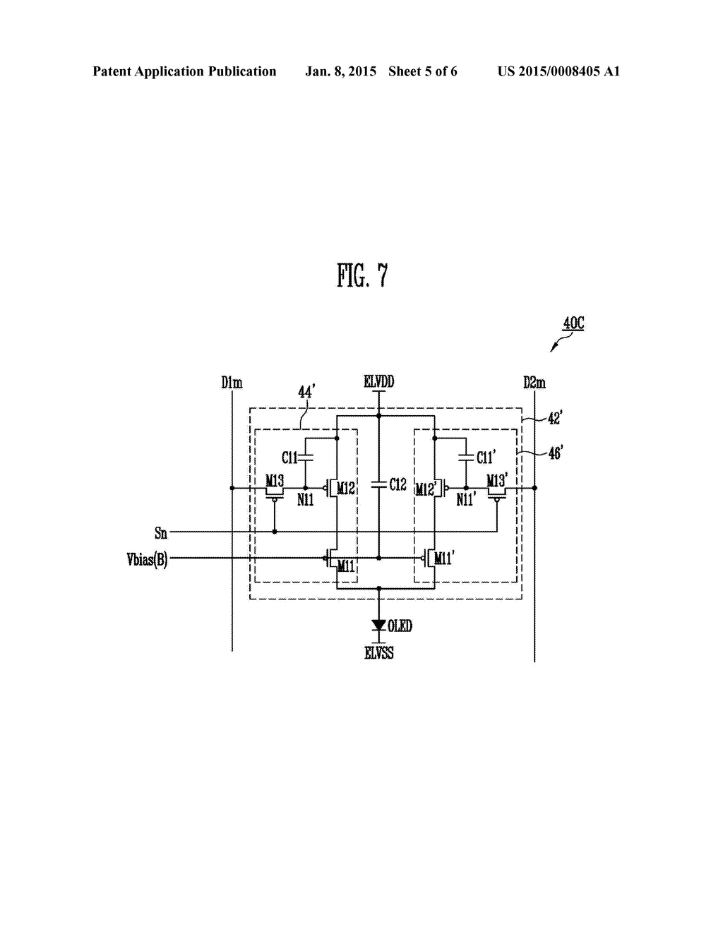 PIXEL AND ORGANIC LIGHT EMITTING DISPLAY USING THE SAME - diagram, schematic, and image 06