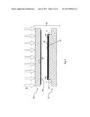 METHOD FOR APPLYING AN INSERT OF POLYMER MATERIAL ONTO A SUPPORT AND     APPARATUS FOR IMPLEMENTING THIS METHOD diagram and image