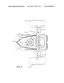 YARD MAINTENANCE VEHICLE WITH CABLE STEERING ASSEMBLY FOR TIGHT TURNING diagram and image