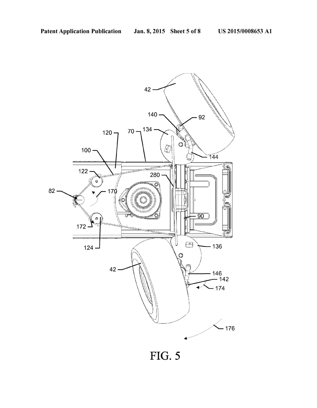 YARD MAINTENANCE VEHICLE WITH CABLE STEERING ASSEMBLY FOR TIGHT TURNING - diagram, schematic, and image 06