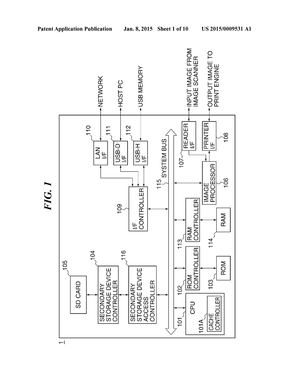 IMAGE PROCESSING APPARATUS THAT STORES PRINT DATA IN CACHE MEMORY, METHOD     OF CONTROLLING THE SAME, AND STORAGE MEDIUM - diagram, schematic, and image 02