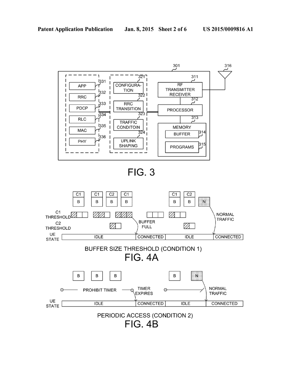 Traffic Shaping Mechanism for UE Power Saving in Idle Mode - diagram, schematic, and image 03