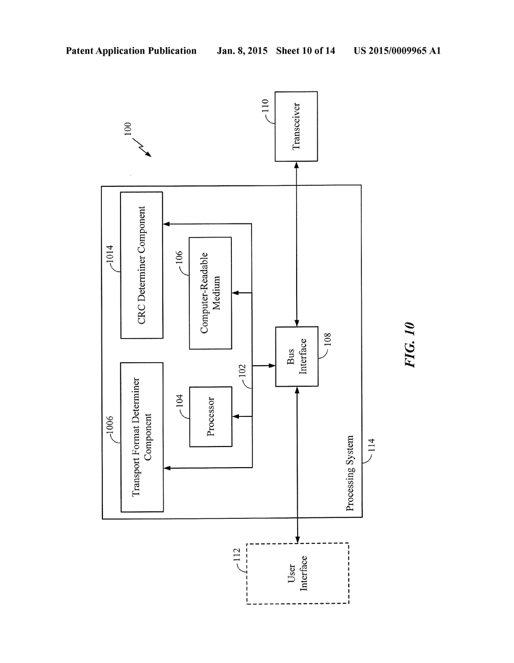 APPARATUS AND METHODS FOR EARLY TRANSPORT FORMAT DETERMINATION - diagram, schematic, and image 11