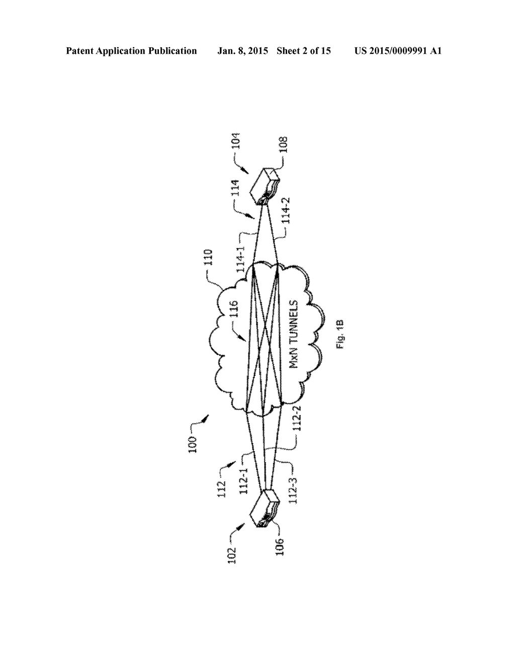 METHODS AND SYSTEMS FOR TRANSMITTING PACKETS THROUGH AGGREGATED END-TO-END     CONNECTION - diagram, schematic, and image 03