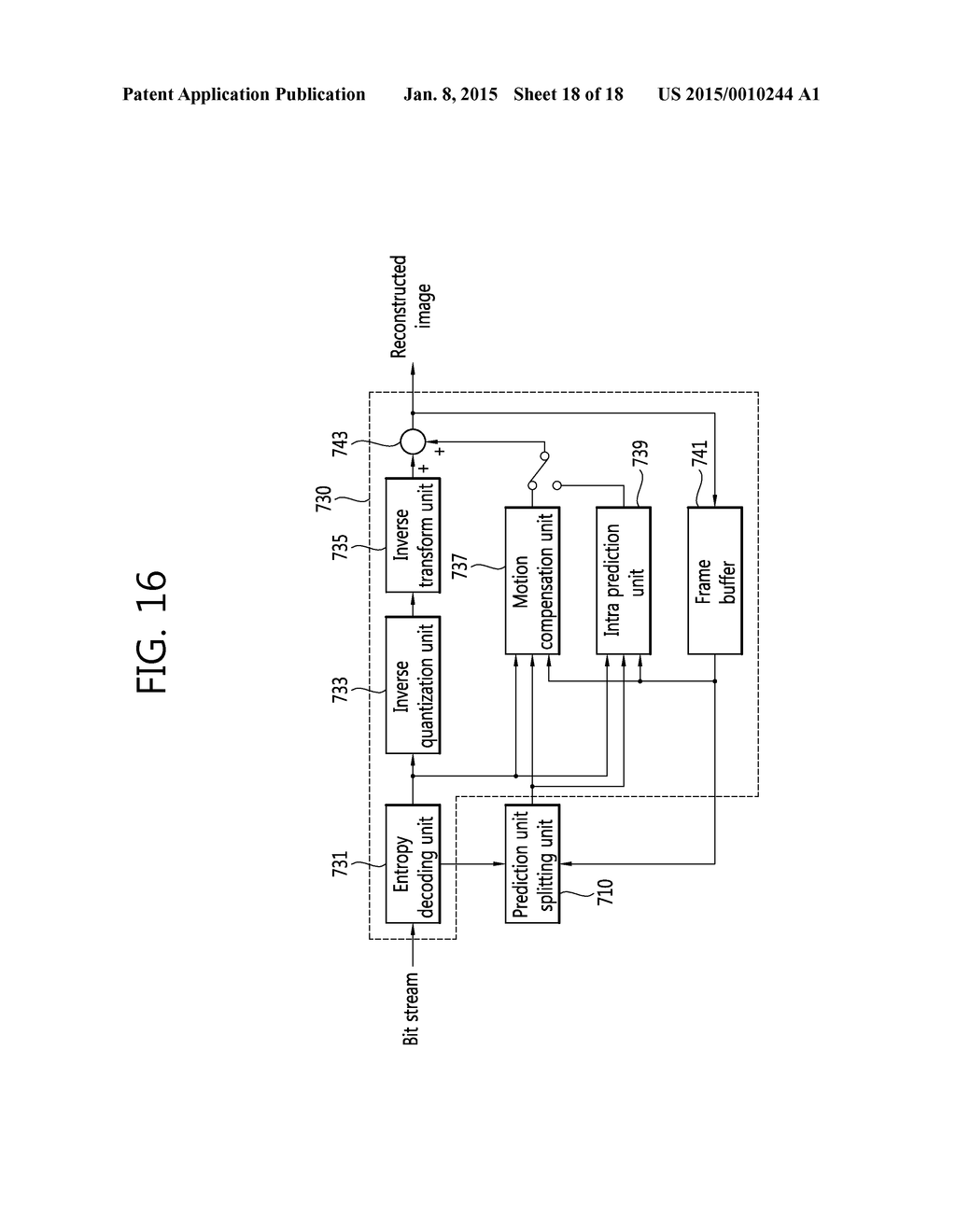 METHOD FOR ENCODING/DECODING HIGH-RESOLUTION IMAGE AND DEVICE FOR     PERFORMING SAME - diagram, schematic, and image 19