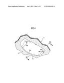 STRUCTURE FOR ATTACHING COMPONENT TO PLATE-SHAPED MEMBER diagram and image