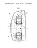 STRUCTURE FOR ATTACHING COMPONENT TO PLATE-SHAPED MEMBER diagram and image