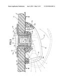 STRUCTURE FOR ATTACHING COMPONENT TO PLATE-SHAPED MEMBER diagram and image