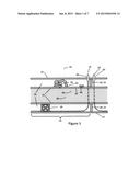 Fluid spill containment, location, and real time notification device with     cable based sensor diagram and image