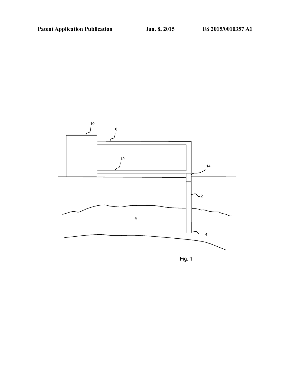 METHOD FOR STORING CARBON DIOXIDE COMPOSITIONS IN SUBTERRANEAN GEOLOGICAL     FORMATIONS AND AN ARRANGEMENT FOR USE IN SUCH METHODS - diagram, schematic, and image 02