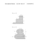 STEPPED ELECTRODE ASSEMBLY HAVING PREDETERMINED A THICKNESS RATIO IN THE     INTERFACE BETWEEN ELECTRODE UNITS, BATTERY CELL AND DEVICE COMPRISING THE     SAME diagram and image