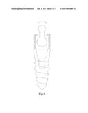 DENTURE-FIXING ATTACHMENT HAVING FREELY ADJUSTABLE ANGLE AND POSITION diagram and image