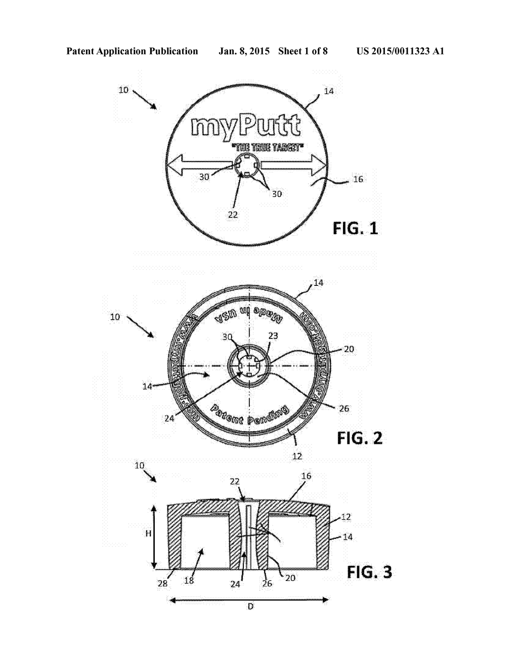 PORTABLE GOLF TRAINING SYSTEM - diagram, schematic, and image 02