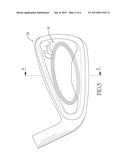 STRIKE PLATE OF A GOLF CLUB HEAD diagram and image