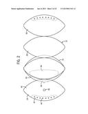 AMERICAN-STYLE FOOTBALL INCLUDING ELECTRONICS COUPLED TO THE BLADDER diagram and image