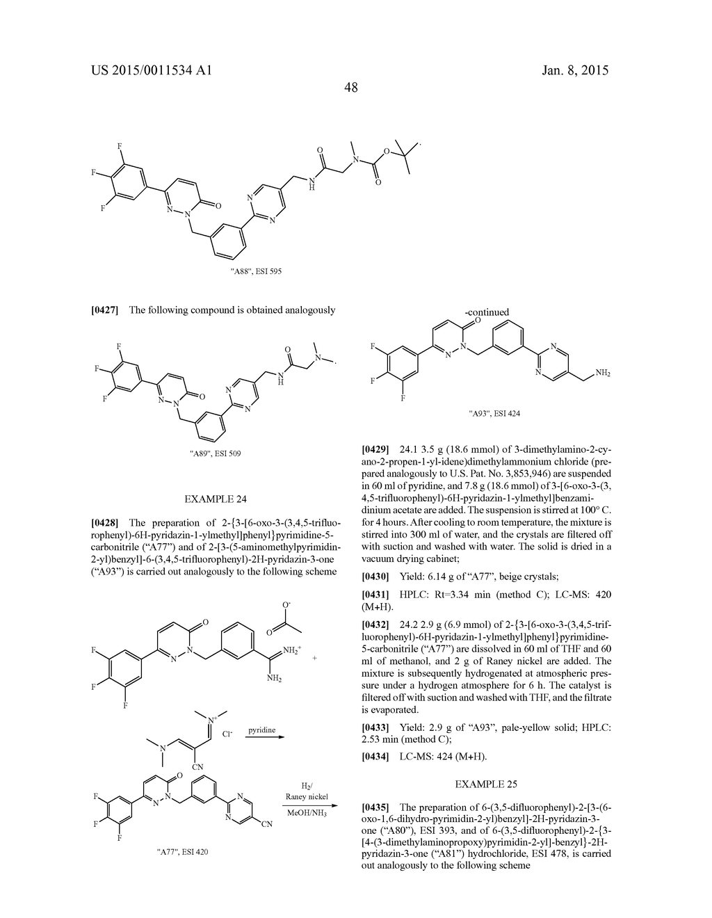 PYRIDAZINONE DERIVATIVES - diagram, schematic, and image 49