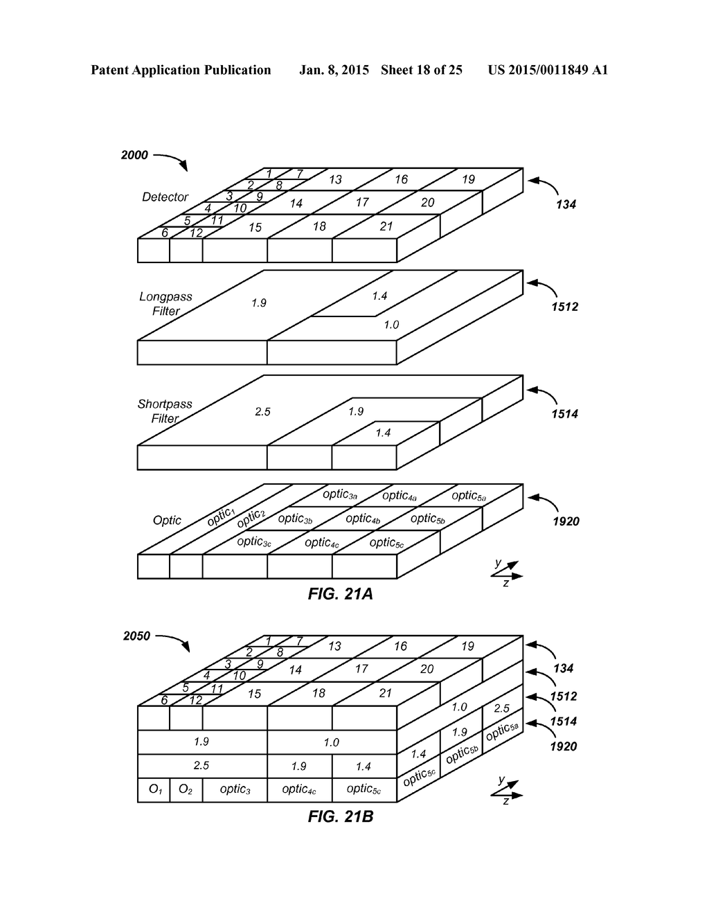 MULTIPLEXED  PATHLENGTH RESOLVED NONINVASIVE ANALYZER APPARATUS WITH     STACKED FILTERS AND METHOD OF USE THEREOF - diagram, schematic, and image 19