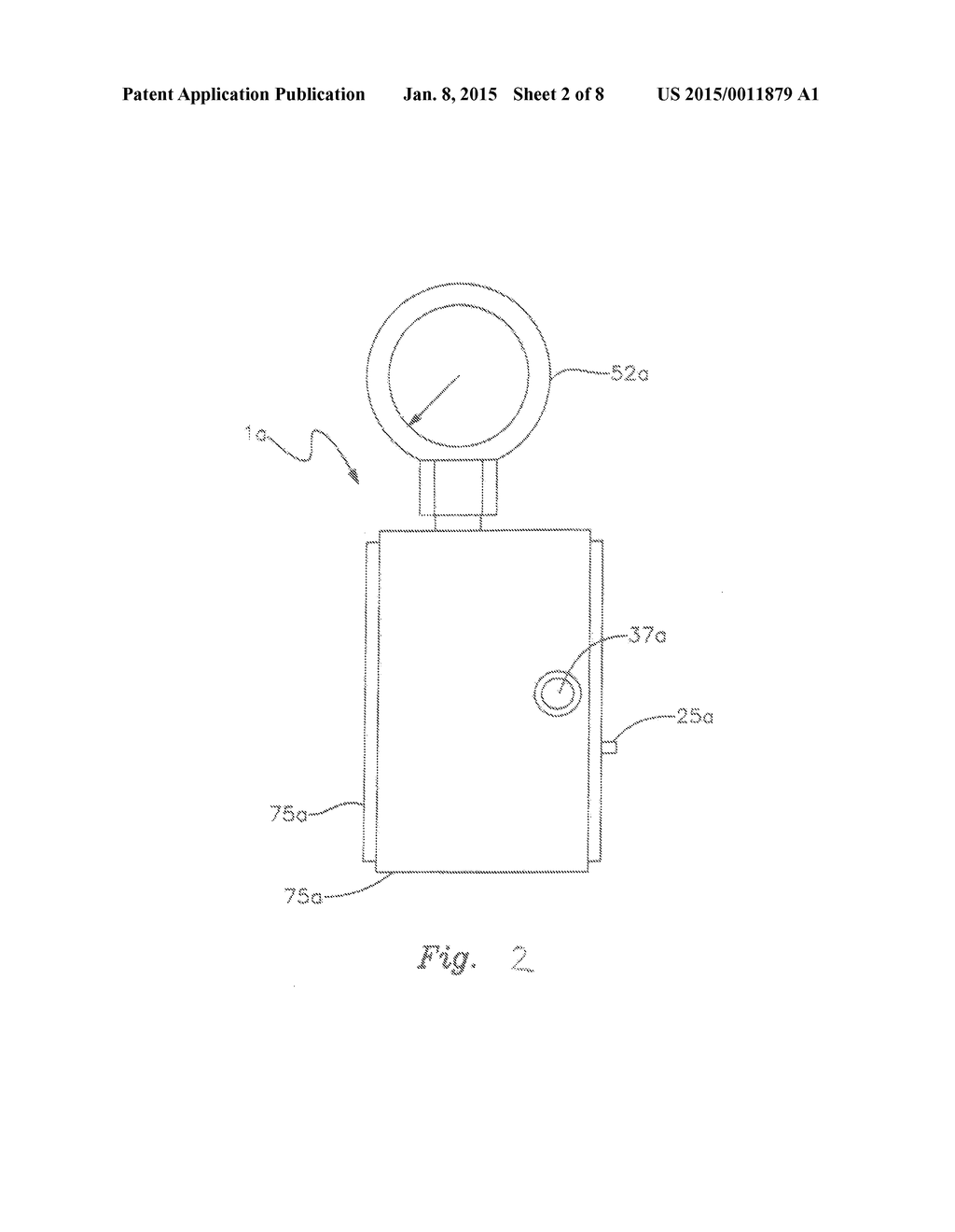 SYSTEM AND METHOD FOR THE EFFECTIVE, RELIABLE AND FOOLPROOF DELIVERY OF     CONTROLLED AMOUNTS OF A MEDICAL FLUID - diagram, schematic, and image 03