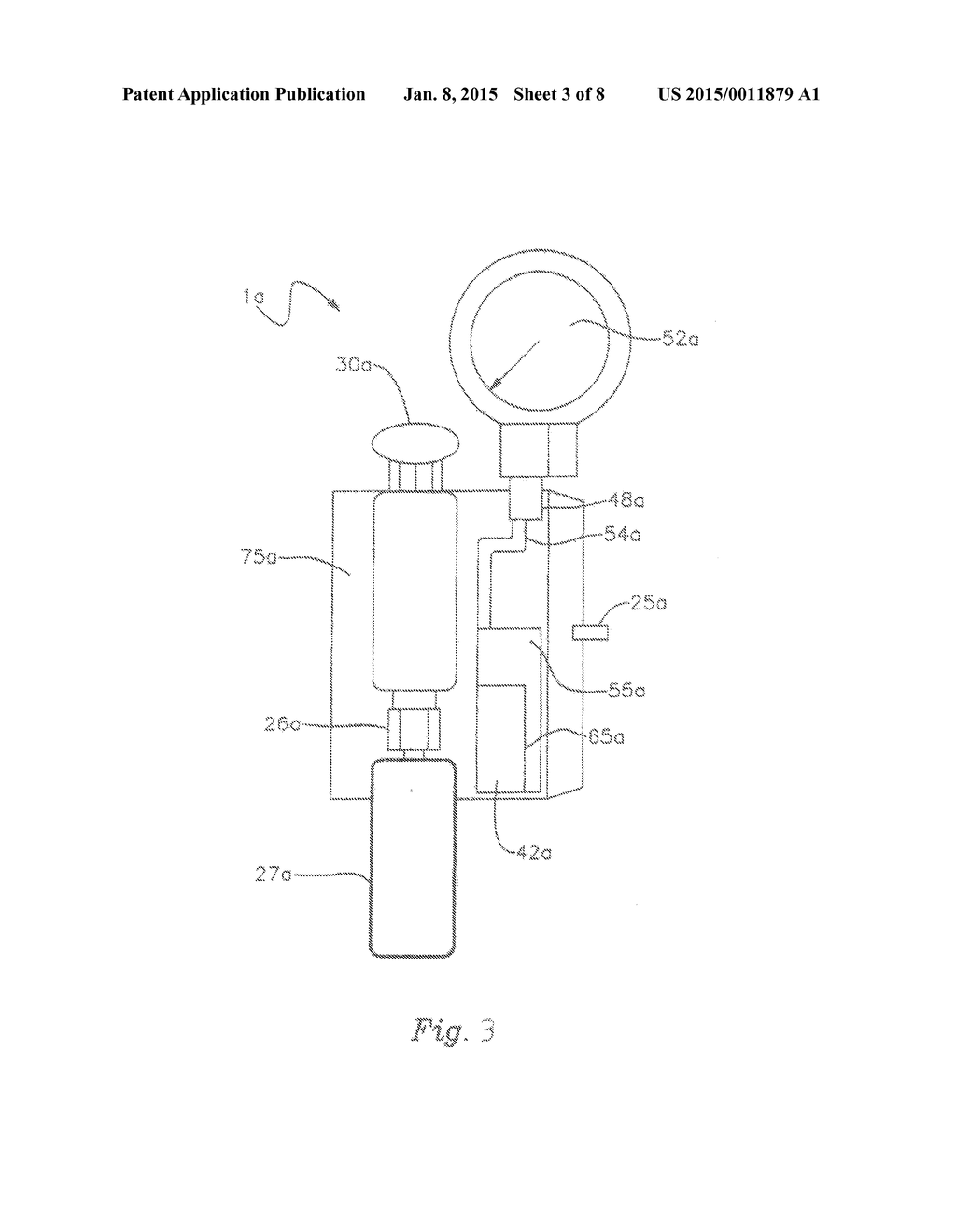 SYSTEM AND METHOD FOR THE EFFECTIVE, RELIABLE AND FOOLPROOF DELIVERY OF     CONTROLLED AMOUNTS OF A MEDICAL FLUID - diagram, schematic, and image 04