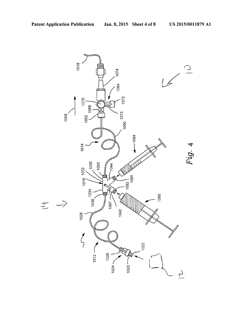 SYSTEM AND METHOD FOR THE EFFECTIVE, RELIABLE AND FOOLPROOF DELIVERY OF     CONTROLLED AMOUNTS OF A MEDICAL FLUID - diagram, schematic, and image 05