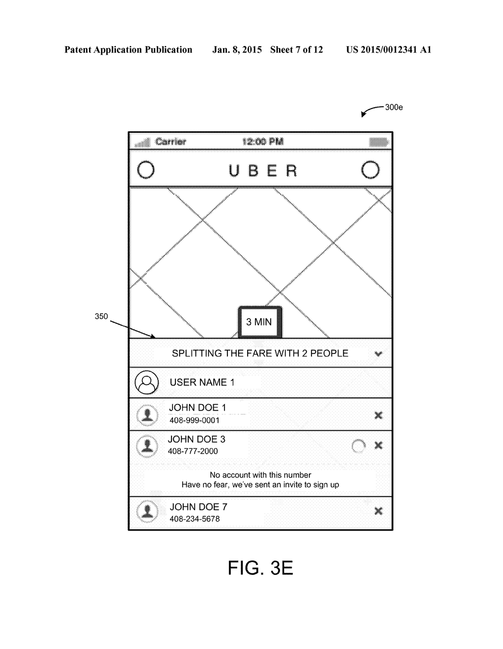 SYSTEM AND METHOD FOR SPLITTING A FEE FOR AN ON-DEMAND SERVICE - diagram, schematic, and image 08