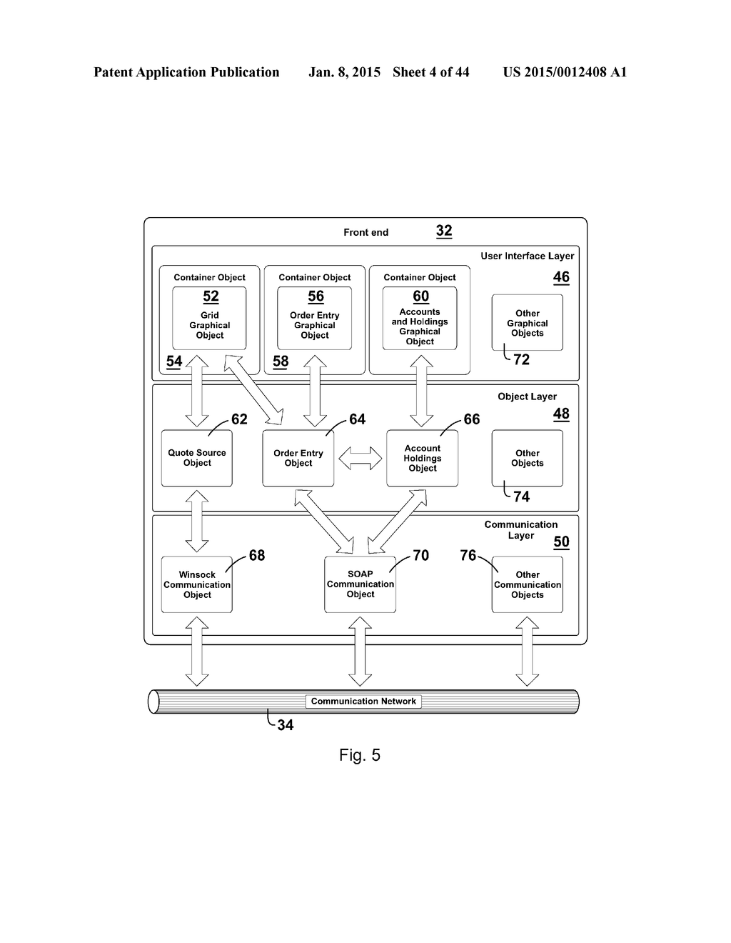 Interactive grid-based graphical trading system for real time security     trading - diagram, schematic, and image 05