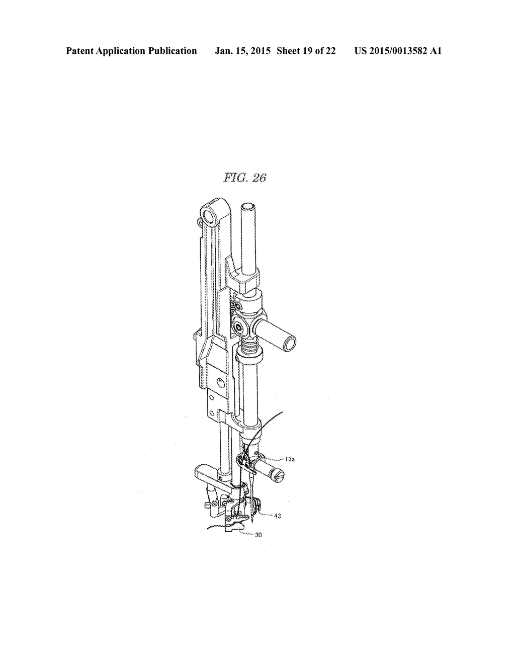 NEEDLE THREADER OF SEWING MACHINE AND SEWING MACHINE - diagram, schematic, and image 20