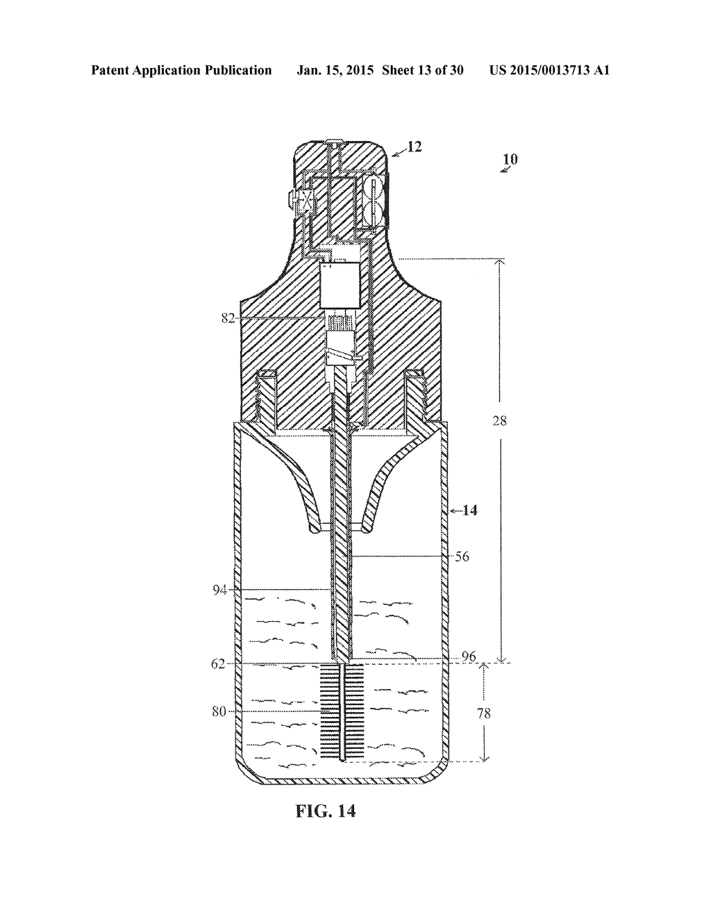 RECIPROCATING ROTATING VIBRATING BIDIRECTIONAL ELECTRIC MASCARA APPLICATOR - diagram, schematic, and image 14