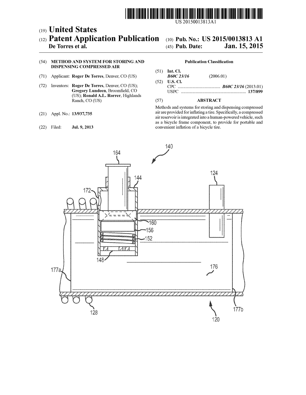 METHOD AND SYSTEM FOR STORING AND DISPENSING COMPRESSED AIR - diagram, schematic, and image 01