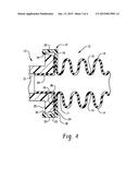 COUPLING DEVICE FOR TUBE WITH ANNULAR CORRUGATIONS diagram and image