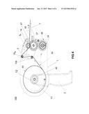 TAPE DISPENSER AND TAKE-UP REEL FOR TAPE BACKING diagram and image