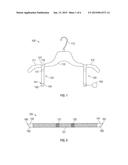 CLOTHES HANGER DEVICE AND STRAP FOR CLOTHES HANGING DEVICE diagram and image