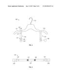 CLOTHES HANGER DEVICE AND STRAP FOR CLOTHES HANGING DEVICE diagram and image