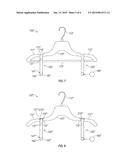 CLOTHES HANGER DEVICE AND STRAP FOR CLOTHES HANGING DEVICE diagram and image