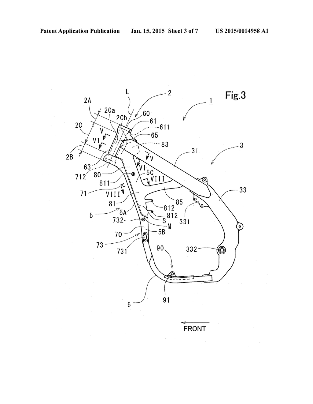 BODY FRAME OF MOTORCYCLE AND METHOD FOR MANUFACTURING THE BODY FRAME - diagram, schematic, and image 04