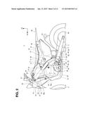 FRONT STRUCTURE FOR SADDLE-RIDE TYPE VEHICLE, AND VEHICLE INCLUDING SAME diagram and image