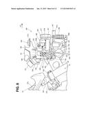 FRONT STRUCTURE FOR SADDLE-RIDE TYPE VEHICLE, AND VEHICLE INCLUDING SAME diagram and image