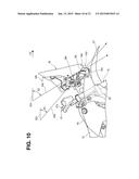 FRONT STRUCTURE FOR SADDLE-RIDE TYPE VEHICLE, AND VEHICLE INCLUDING SAME diagram and image