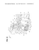 FRONT STRUCTURE FOR SADDLE-RIDE TYPE VEHICLE, AND VEHICLE INCLUDING SAME diagram and image