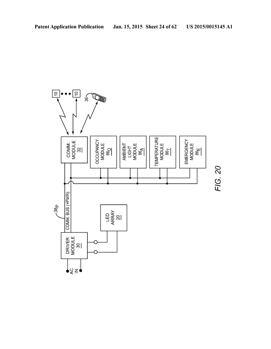 HANDHELD DEVICE FOR CONTROLLING SETTINGS OF A LIGHTING FIXTURE - diagram, schematic, and image 25