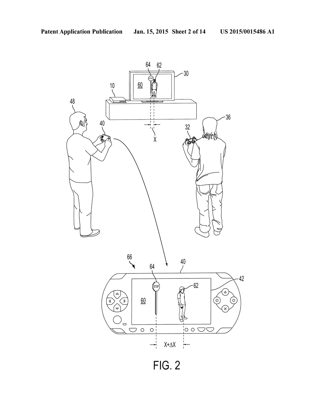 HANDHELD DEVICE FOR SPECTATOR VIEWING OF AN INTERACTIVE APPLICATION - diagram, schematic, and image 03