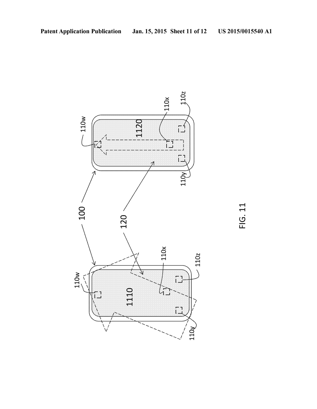 OPERATING A DEVICE USING TOUCHLESS AND TOUCHSCREEN GESTURES - diagram, schematic, and image 12