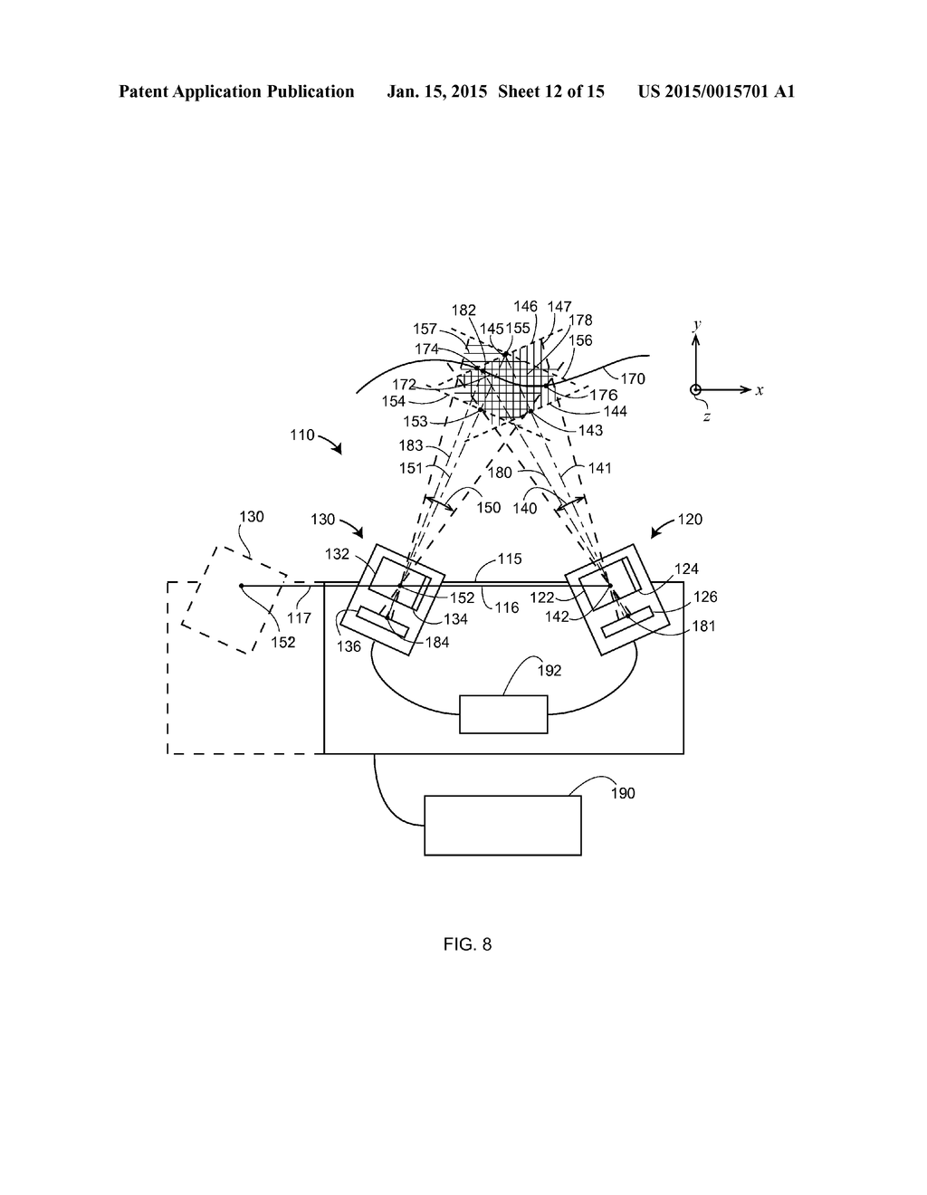 TRIANGULATION SCANNER HAVING MOTORIZED ELEMENTS - diagram, schematic, and image 13