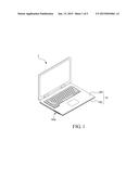 CENTRIFUGAL FAN MODULE AND ELECTRONIC DEVICE USING THE CENTRIFUGAL FAN     MODULE diagram and image