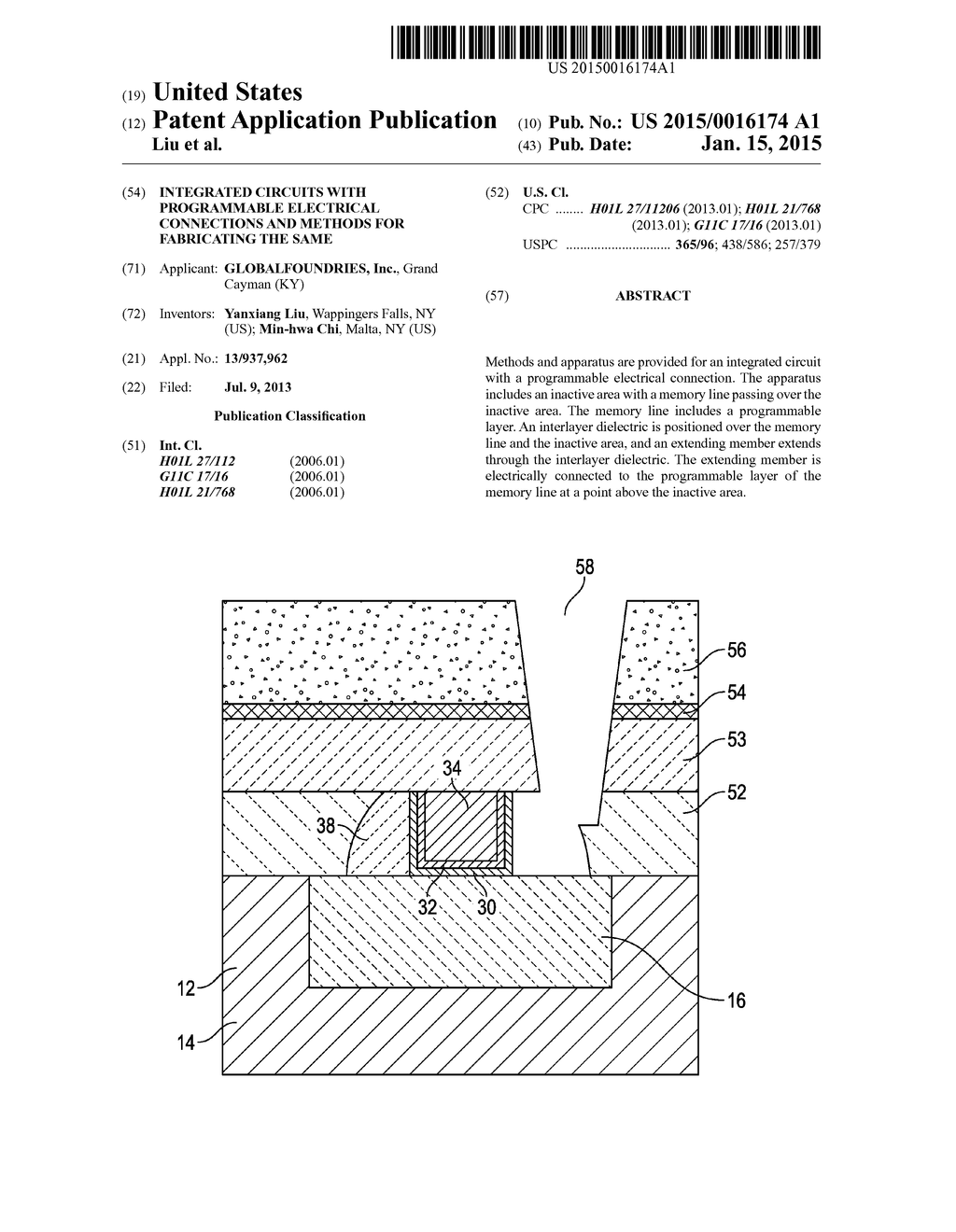 INTEGRATED CIRCUITS WITH PROGRAMMABLE ELECTRICAL CONNECTIONS AND METHODS     FOR FABRICATING THE SAME - diagram, schematic, and image 01