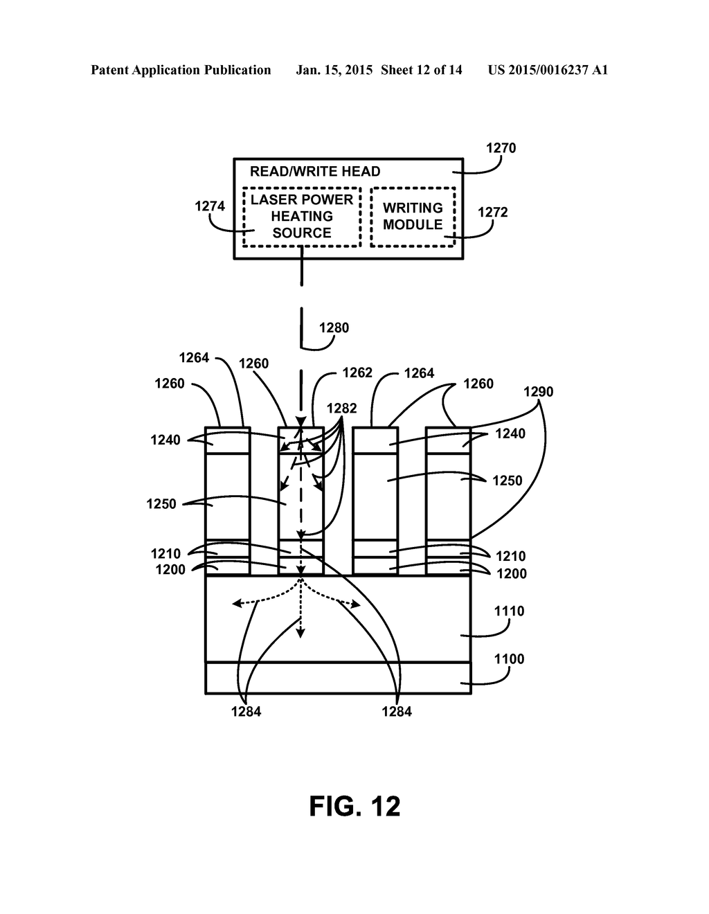 METHOD FOR FABRICATING A PATTERNED COMPOSITE STRUCTURE - diagram, schematic, and image 13