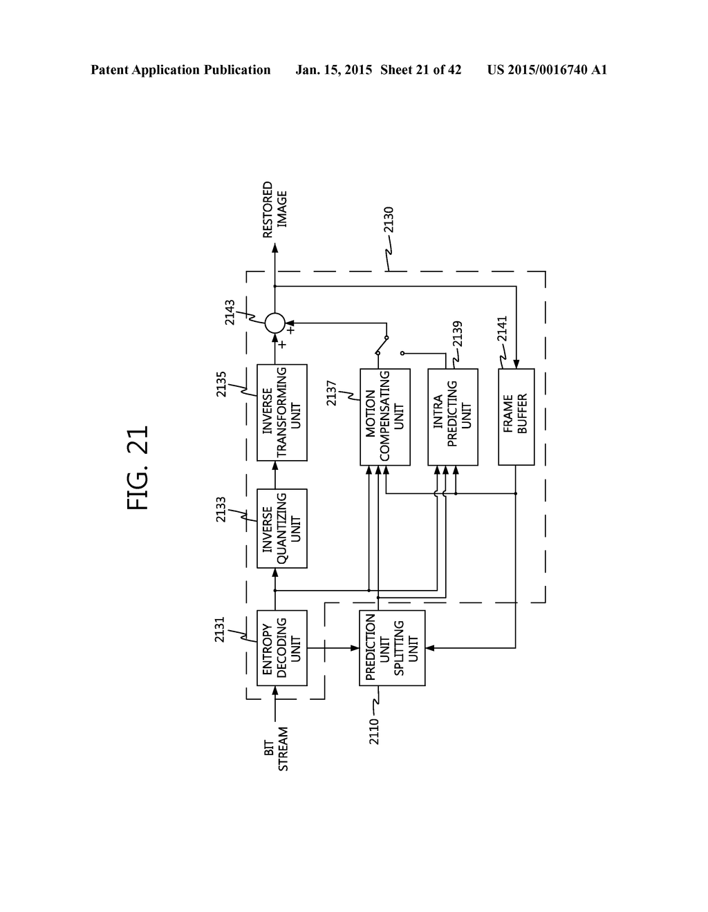 METHODS AND APPARATUSES FOR ENCODING/DECODING HIGH RESOLUTION IMAGES - diagram, schematic, and image 22